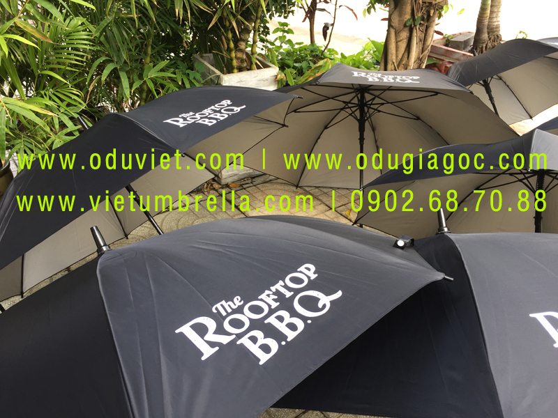 xưởng sản xuất ô dù cầm tay in logo quảng cáo